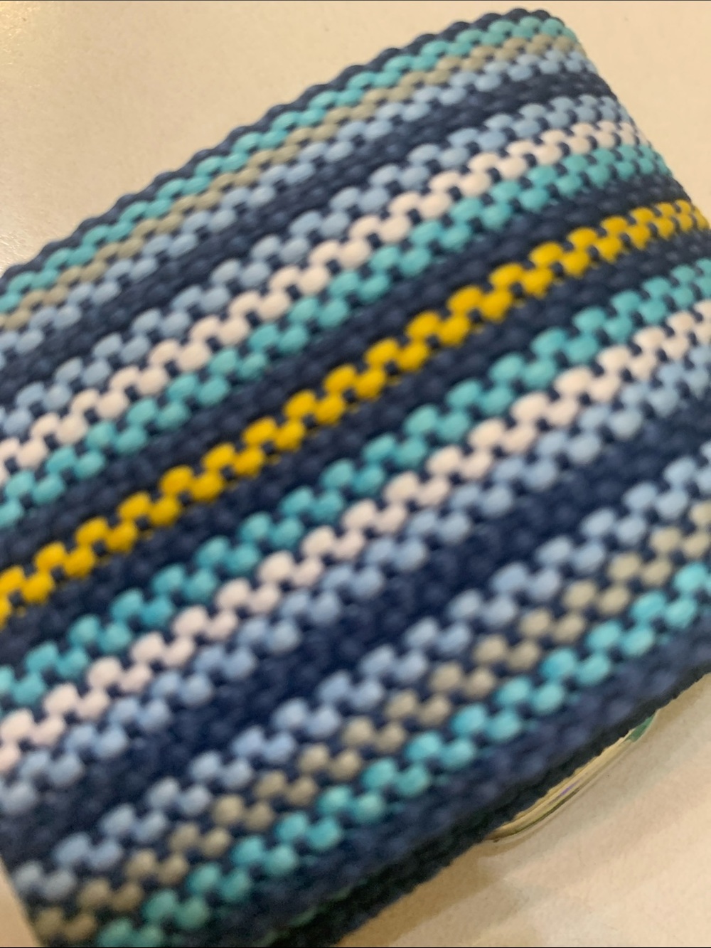 NWOT Consuela Chambray Webbing Crossbody Strap - Picture 10 of 15